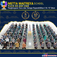 Penghargaan Pengabdian Guru dan Tenaga Kependidikan 5 & 10 Tahun | SEKOLAH METTA MAITREYA